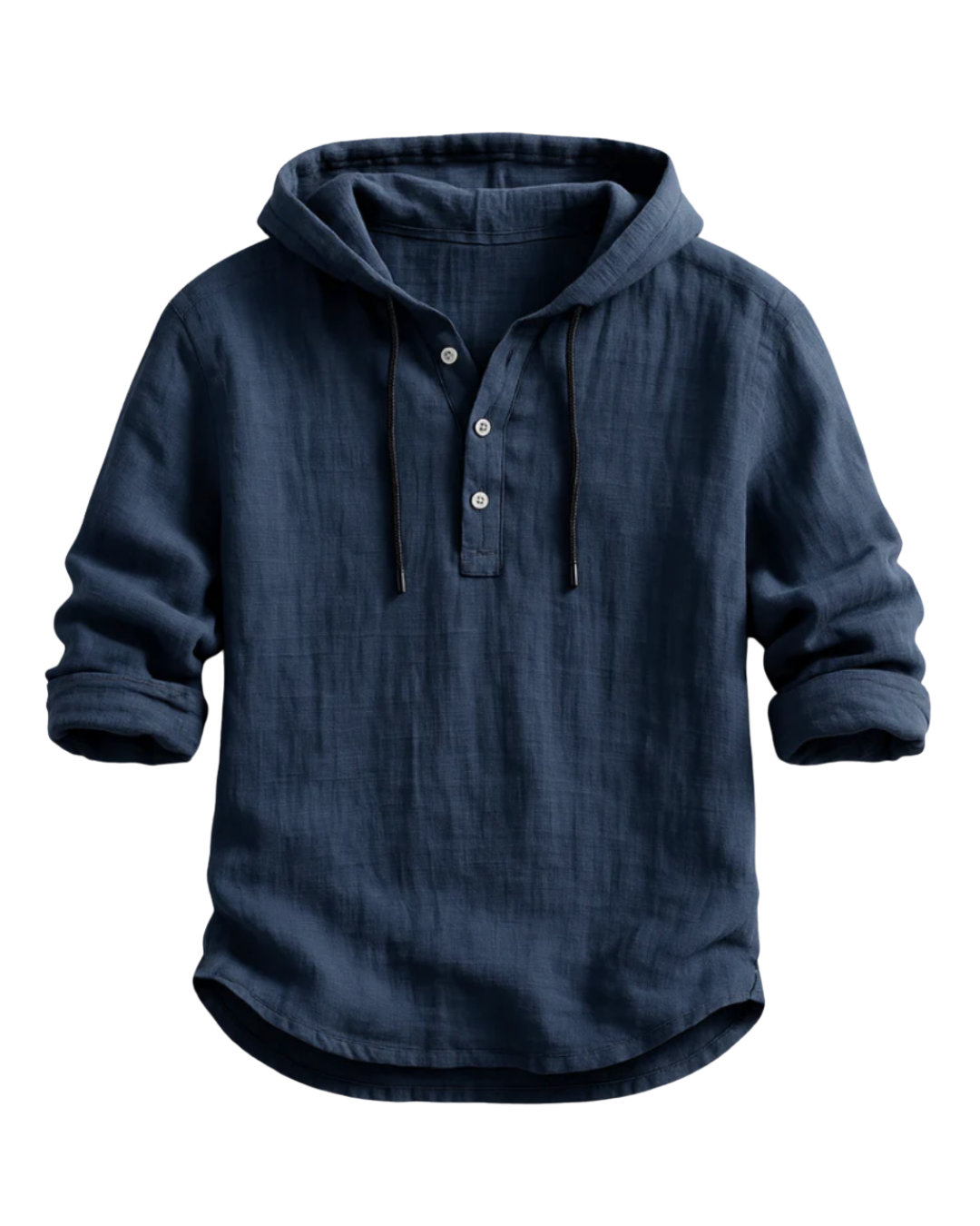 Len | Luxury Linen Hooded Shirt