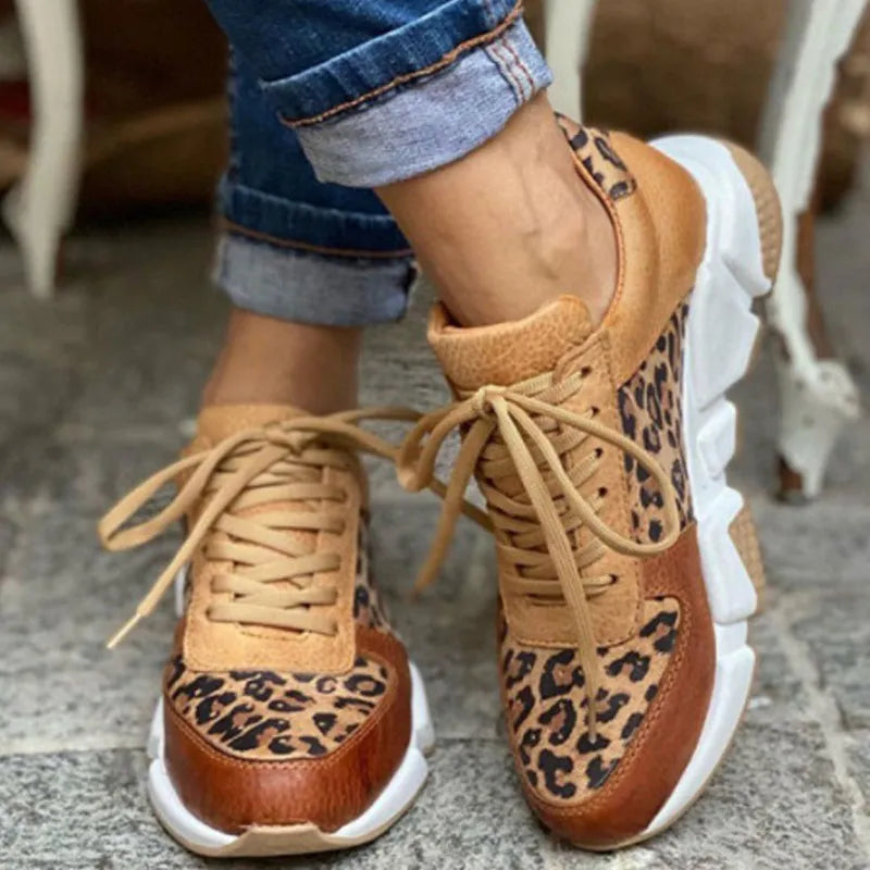 Liora | Comfortable Leopard Sneakers
