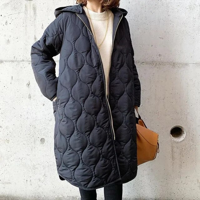 Presa | Hooded Long Jacket