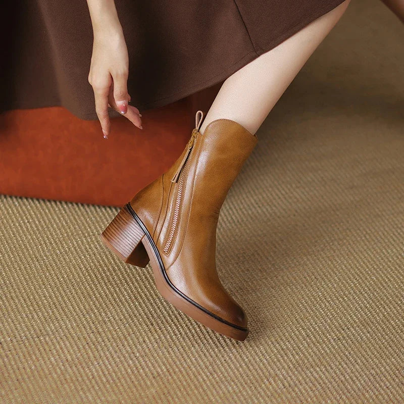 Zara | Leather Boots
