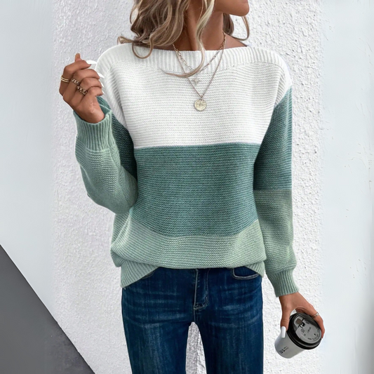 Chiara | Cozy and Stylish Patchwork Sweater