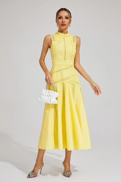 Lisette | Sleeveless Lace Dress