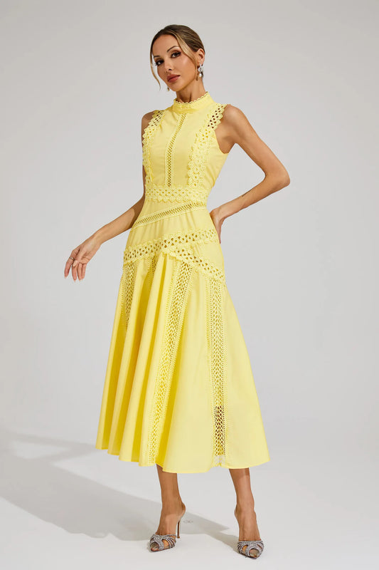 Lisette | Sleeveless Lace Dress