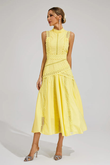 Lisette | Sleeveless Lace Dress