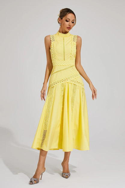 Lisette | Sleeveless Lace Dress