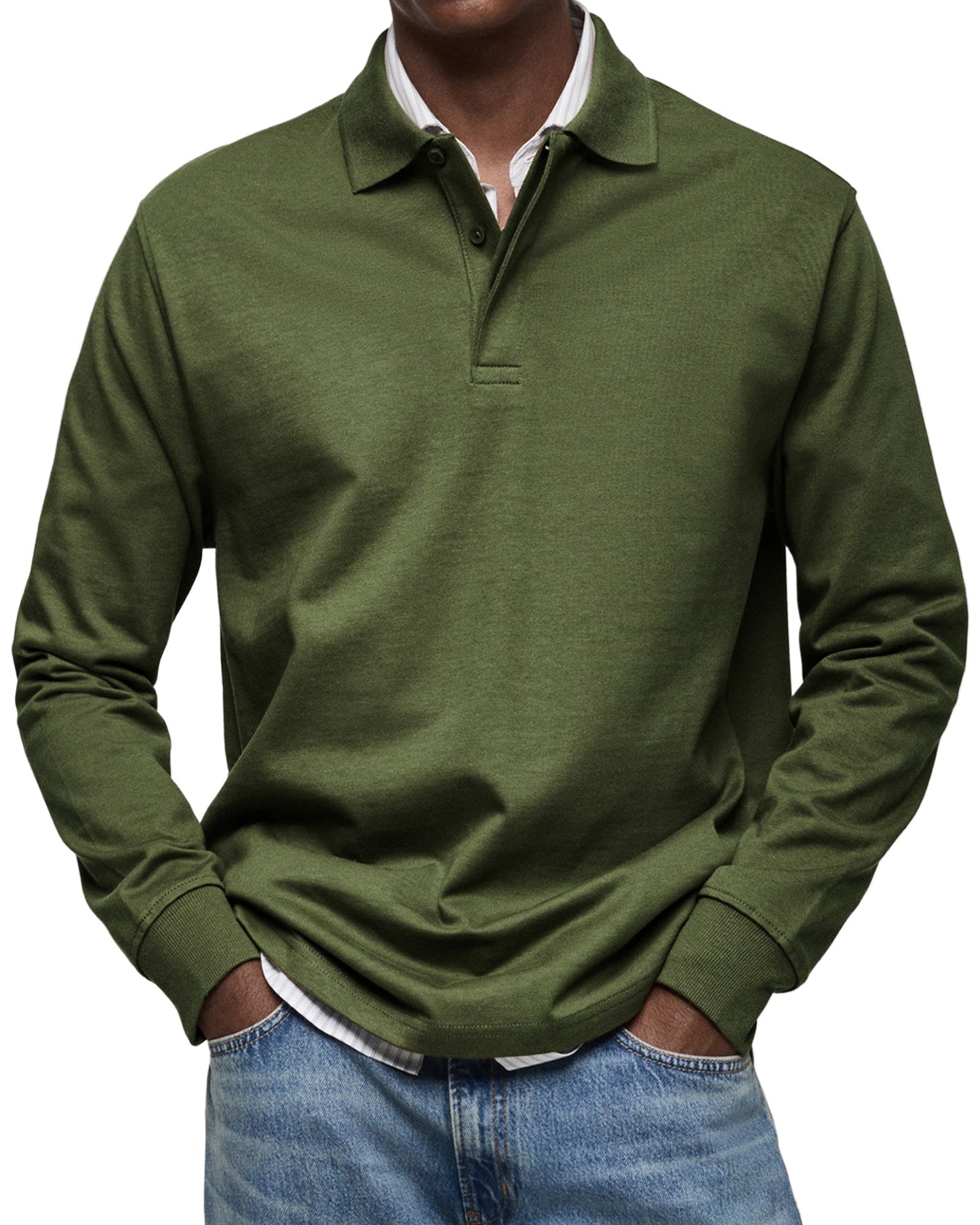 Marconelli | Luxury Long-Sleeve Polo
