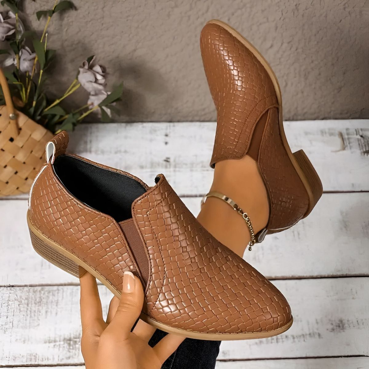 Mary | Orthopedic Vegan Leather Oxford Shoes