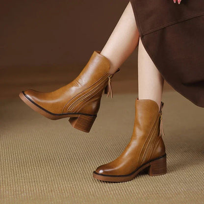 Zara | Leather Boots