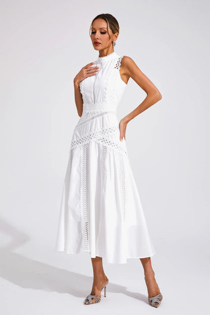 Lisette | Sleeveless Lace Dress