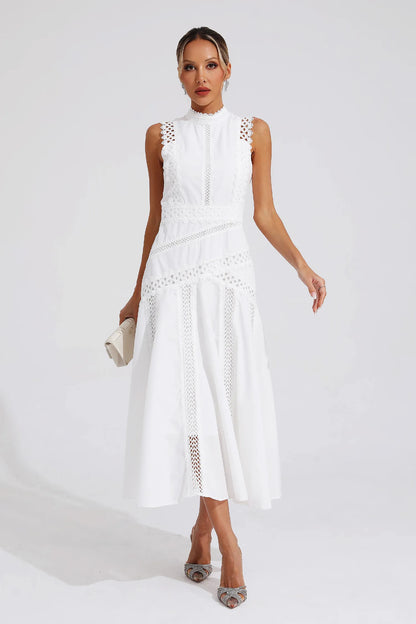Lisette | Sleeveless Lace Dress