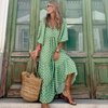 Green and White